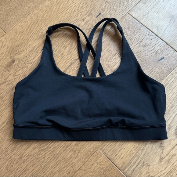 lululemon athletica Other - Lululemon Energy Bra Medium
Support - Black - Size 8 - EUC
